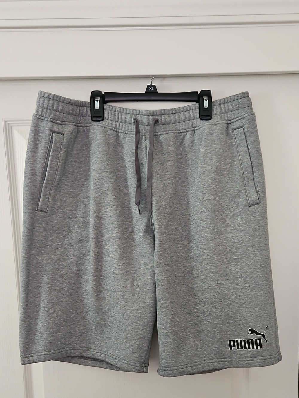 Puma | Grey Men's Athletic Sweat Shorts Heather Grey XL